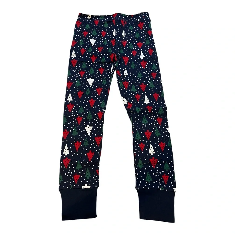 J.Crew X Crewcuts Boys Christmas Jammies Pajama Set Red Blue Christmas Trees NEW - Picture 7 of 16